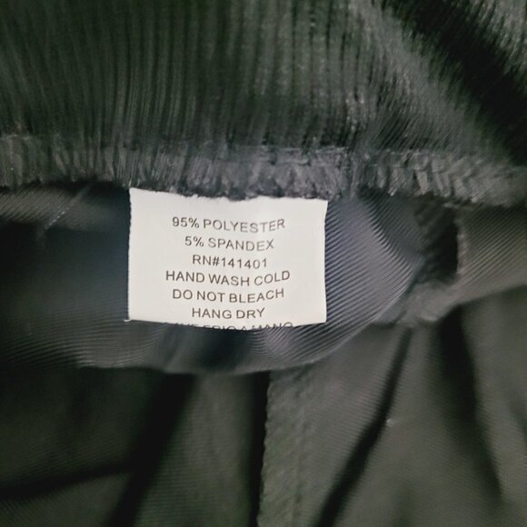 Vegan Leather Black Jogger - Picture 9 of 10